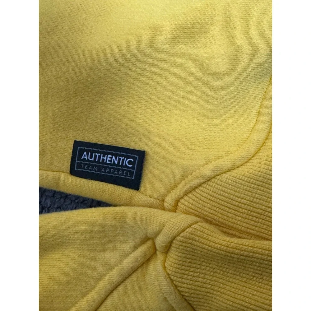 Vintage‎ Michigan University Nike Center Swoosh Yellow M Hoodie Y2k Shoulder Zip